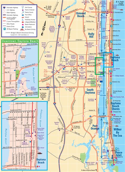 map of daytona beach boardwalk